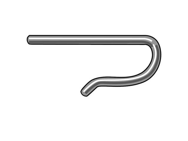 Stainless Steel R-Pins for West Coast Frame Tents, Heavy Duty Commercial Grade, 3.5 Inch Long, 1 Inch Hook Width, 3/16' Thick Locking Pins for.