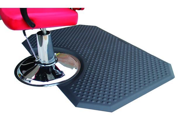 PH-4060 Phat Footsie Beauty Salon Mat, Polyurethane, 1' Thickness, Black