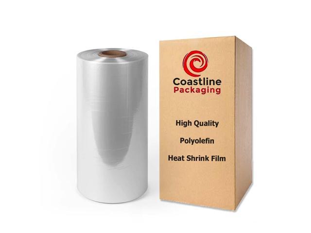 Coastline Packaging 24' 100 Gauge 2625 Feet Center Fold Polyolefin Heat Shrink Wrap Film Roll