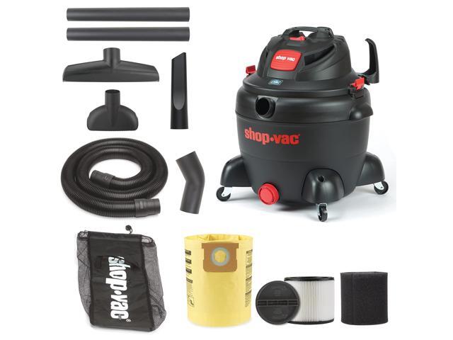 8251205 12 Gallon, Wet/Dry Utility Vacuum, 5.5 Peak HP, SVX2 Motor Technology, 2.5 Inch Diameter x 8 Ft Hose, 20 Ft Cord, Black, Includes Blower.