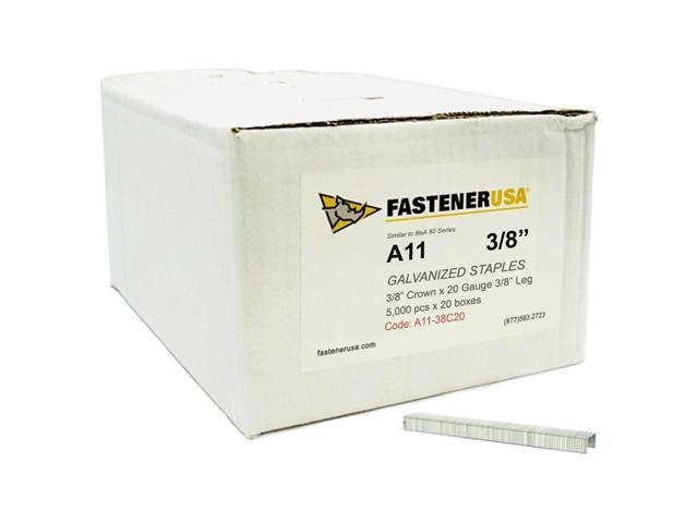 3/8' Leg x 20GA GALV A11/T50 Staples 100,000ct