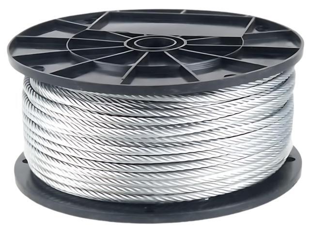 304 Stainless Steel Cable Wire Rope 5/16' 7x19-150 ft Reel for DIY Cable Decking Railing System, Marine Grade