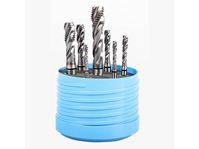 1 3 FL Spiral Combo Tap Set HSS-Ex TiCN Coated - M3, M4, M5, M6, M8, M10, M12