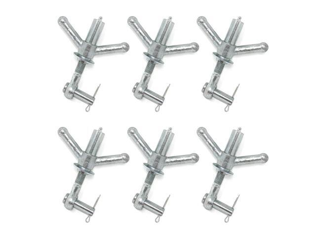 Greasable Wingnut Assembly for Manways, 5/8' Eye Bolt, 5-1/2' Long, Pack of 6 (WNA-1010-0002-B)