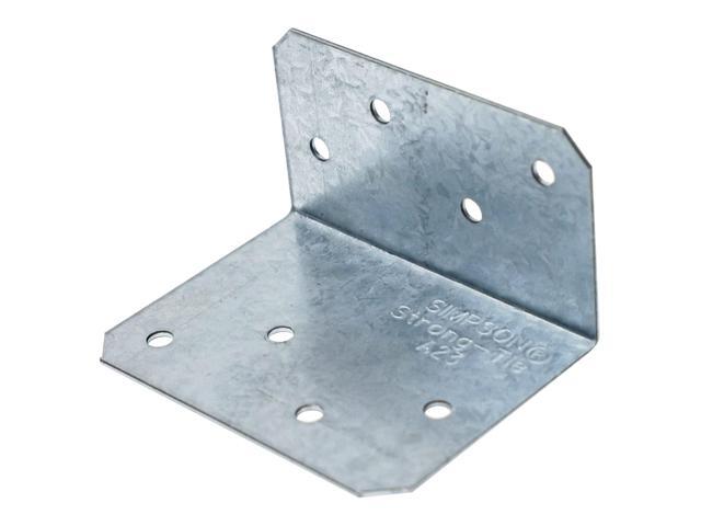 A23Z A-Series Framing Angle - 2 in. x 1-1/2 in. x 2-3/4 in. Heavy Duty ZMAX-Galvanized Steel, 90-Degree Angle Connector for Wood & Structural Framing