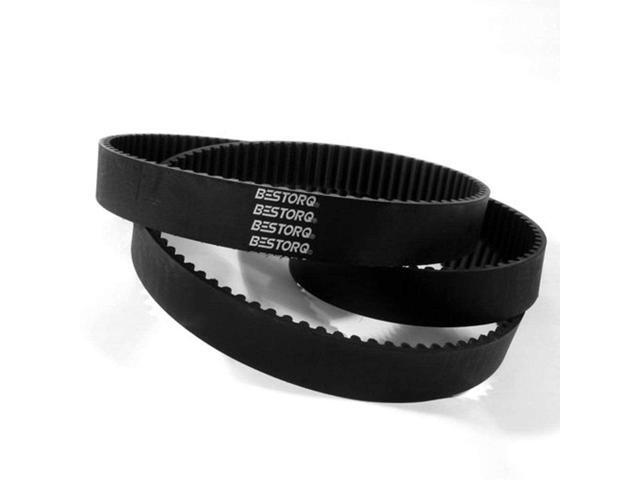 1500-5M-9 HTD Timing Belt, 1500mm Outside Circumference x 9mm Width x 3.6mm Height, 5mm Pitch, 300 Teeth, Pack of 10