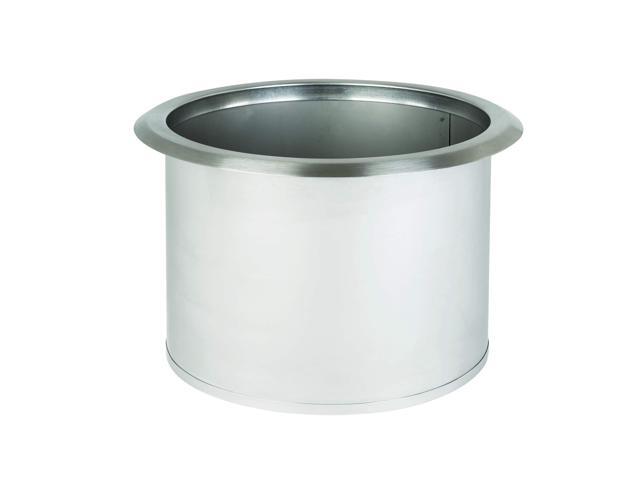 TCD-3-NB 8.25' Diameter Drop-in Trash Chute, Medium, Stainless Steel, No Bottom