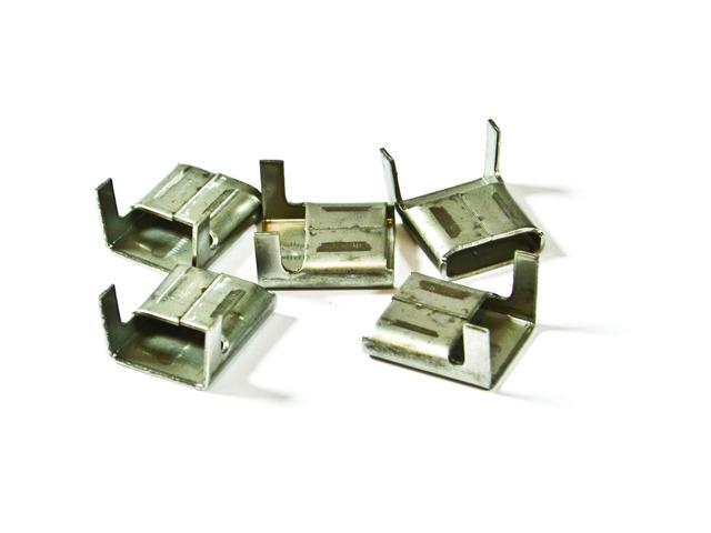 Banding Buckles, Wing Seal Clips, Aluminum, Clip Style - Made in USA