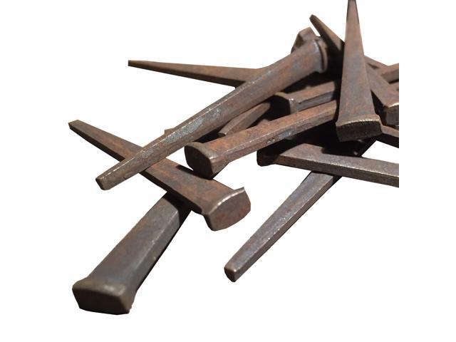 2.5- Antique FLOORING NAILS - Vintage rustic restoration accent nails for wood flooring, furniture, cabins, shutters & more Decorative clavos.