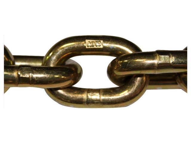 1/4' x 50' Grade 70 Transport Chain Flatbed Tow Truck Trailer Safety WLL 3150 lb