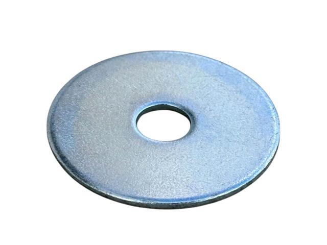 1/4 x 1-1/4 Galvanized Fender Washer (Zinc Plated) (1300, Silver, 1/4 x 1-1/4)