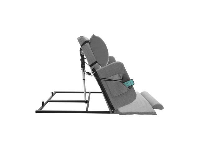 661.39 lbs Capacity Electric Lift Backrest Bed, 2-80° Adjustable Back Rest for Sitting with Guardrail & Foot Pad, Remote Control Lift Back Rest Bed...