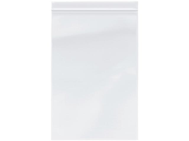 8' x 12' (Case of 1,000), 2 Mil Zipper Reclosable Plastic Bags