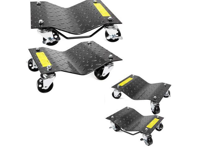 4-Tires Premium Skates Wheel Car Dolly Repair Slide Vehicle Car Moving Dolly (Pack of 4) Rated at 6000lbs