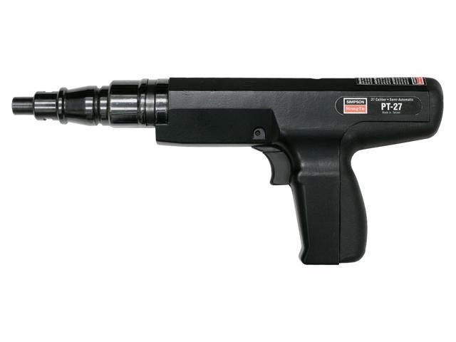 PT-27 General Purpose 0.27Cal Powder Actuated Tool - 13-1/2 in. Length, Semi-Automatic Firing Action, Fast-Cycling Fastening Tool, High Reliability...
