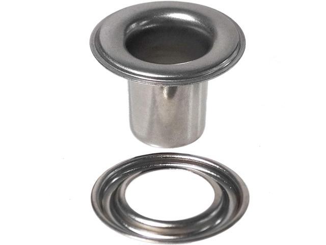 ESPGW2XLSS500 Self-Piercing Grommet and Washer Stainless Steel Reliable, Durable, Heavy-Duty #2XL Set (500 Sets)