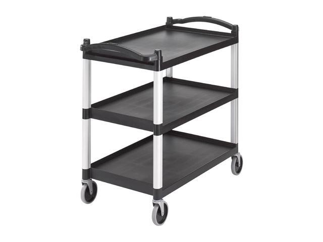 BC340KD-110 Black Knockdown Utility Cart Case of 1