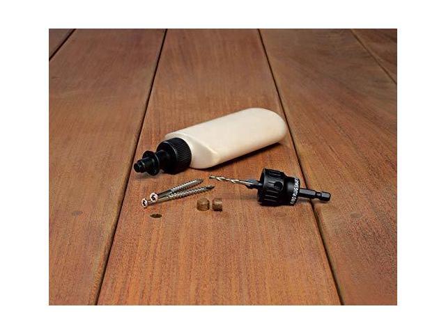 IPE Pro Plug System For Wood Decking Kit - 100 Sq Ft with #8 x 2-1/2' Screws