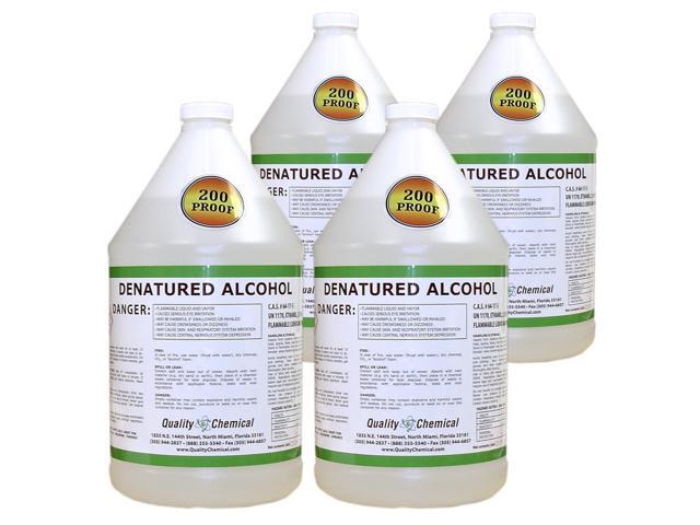 's Denatured Alcohol 200-Proof Ethyl Alcohol - for Cleaning, 4 Gallon (512 oz.)