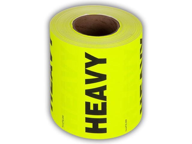 3' X 5' Heavy Fluorescent Shipping Label Stickers for Shipping and Packing - 500 Adhesive Labels Per Roll (10 Pack)