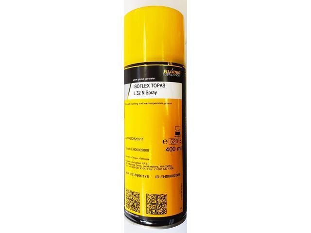 KluberLubrication TOPAS L 32 N for Automotive Window Lifters-Sun Roofs-Seats-Steering Columns 400 ml Spray Can