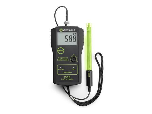 Instruments MW101 Standard Portable pH Meter, 0 DegreeC to 50 Degree C Temperature Range, 0.01 pH Resolution, 143' Length, 80' Width, 32' Height