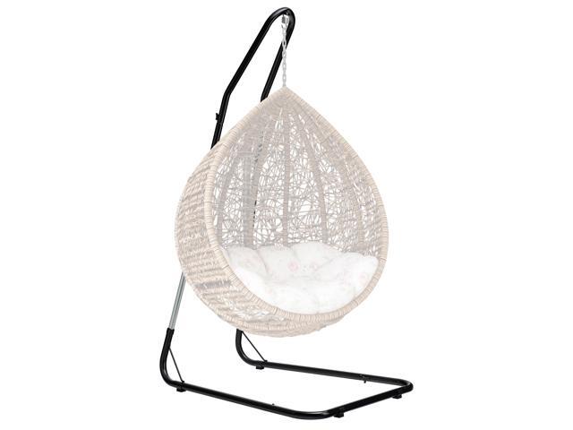 Durable Hammock Chair Stand Hanging Chair Stand- Heavy Duty Steel Sensory Swing Stand- Weather & Rust Resistant- Adjustable Portable Stand 330lbs...