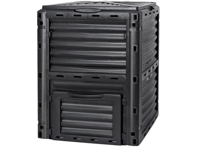 Large Garden Compost Bin, 80 Gallon (300L) Outdoor Composter Tumbler from BPA-Free Material for Fast Creation of Fertile Soil, Lightweight, Easy...