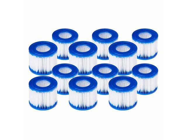 SaluSpa 90352E Pool Filter Pump Type VI Replacement Cartridge (12 Pack)