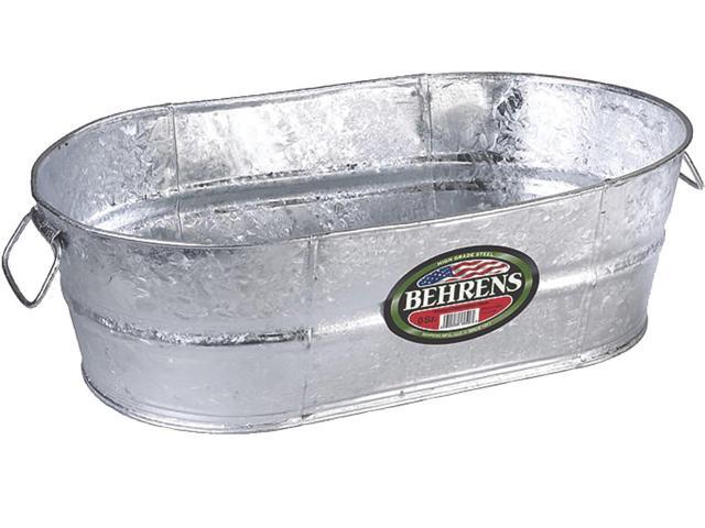 Tub 10.5 Gal Oval Galvanized