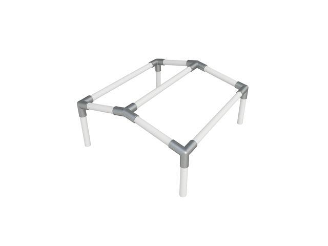 Import Canopy Fittings Kit Low Peak Frame Carport Connectors, Full Set for 6, 8, 10 Legs, Choose Size (for 4 Legs)