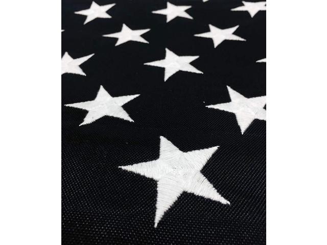 Heavy-Duty American Flag 4x6' -100% Made in The USA- Durable, Long Lasting, Polyester Fabric - Embroidered Stars, Sewn Stripes, 4 Rows of Lock...