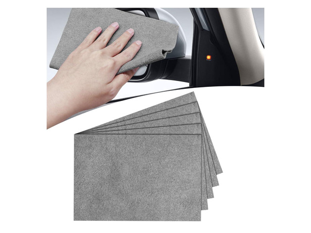 KPFILEH Thickened Magic Car Cleaning Cloth, Non-Streak & Lint Reusable Automotive Window Cleaning Rag, Strong Water Absorbent Microfiber Vehicle...