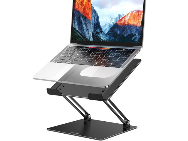 LS10 Laptop Stand for Desk, Ergonomic Adjustable Notebook Tablet Stand, Foldable Laptop Riser, Portable Desktop Book Stands, Computer Holder...