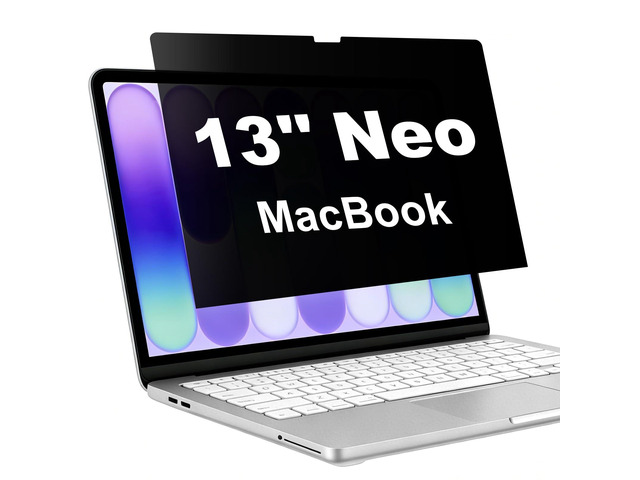 Privacy Screen for 2026 MacBook Neo 13-Inch A18 Pro, Anti Glare Film Blue Light Filter, Reduce Eye Strain Laptop Privacy Screen Shield and...