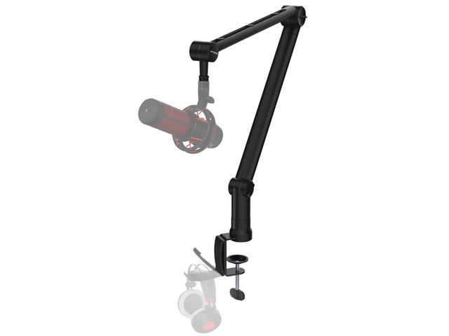 Microphone Boom Arm with Desk Mount, 360Â° Rotatable, Adjustable and Foldable Scissor Mounting for Podcast, Video Gaming, Radio and Studio Audio,...