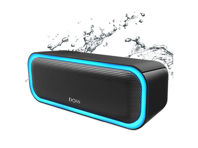 SoundBox Pro Bluetooth Speaker, 20W Stereo Sound, Active Extra Bass Portable, 20H Playtime, Multi-Colors Lights, TWS Pairing, IPX6 Waterproof,...