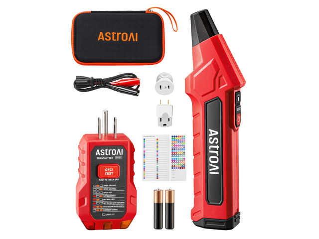 Circuit Breaker Finder with GFCI Outlet Tester, Electrical Tester Tool for DIYers, Homeowners & Electricians, Quickly Locates Breakers with...