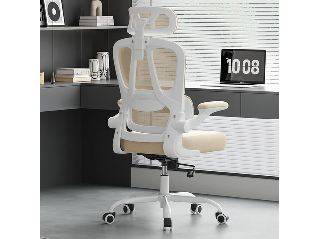 Ergonomic Office Chair, Desk Chair with Headrest and Lumbar Support, High Back Swivel Home Office Chair with Headrest for Home Office Bedroom,...