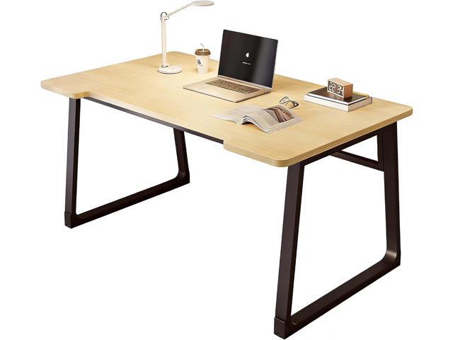 Computer Desk 39.4 Inch Small Office Desk with Wood Top and Metal Frame, Study Writing Desk for Home, Bedroom, Gaming, U-Shaped Leg Design, Modern...