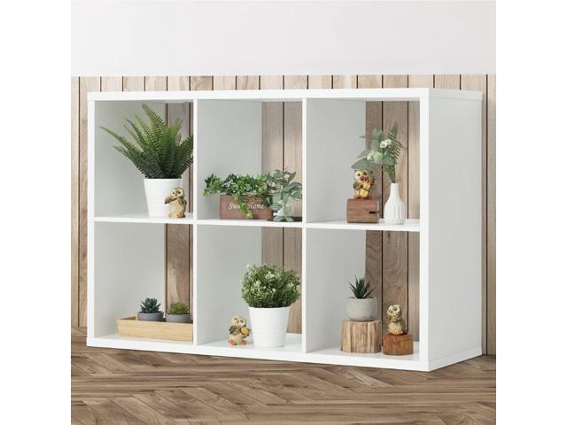 13-Inch Cube Storage Organizer Shelf, with Extra Thick Exterior Edge, Room Open Storage Shelf Divider, Bookcase, 6-Cube / 8-Cube / 9-Cube, Colors...