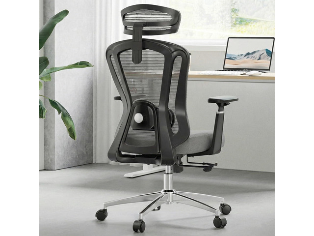 Ergonomic Office Chair Desk Chair, High Back Computer Chair with Wheels, Home Sutdy Chair for Heavy People, Mesh Office Chair Adjustable Seat...