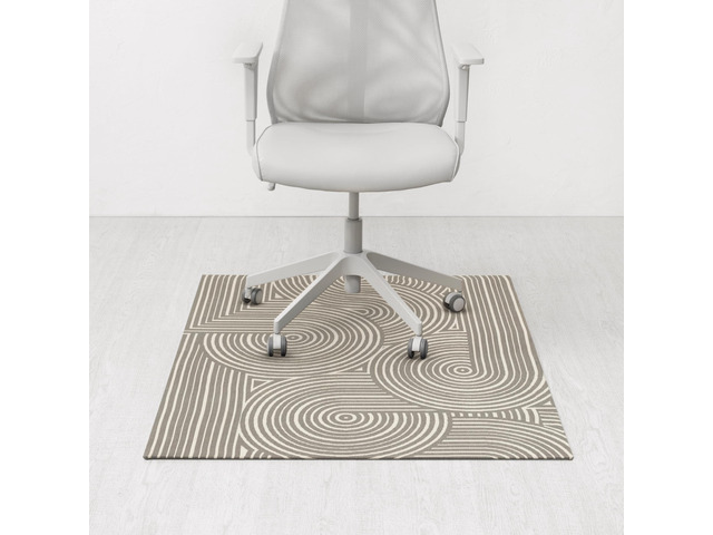 Rug'd Office Chair Mat for Carpet & Hardwood Floor - Jacquard Woven, Anti-Slip Backing, Low Pile, Floor Protector Desk Chair Mat, Office Rugs for...