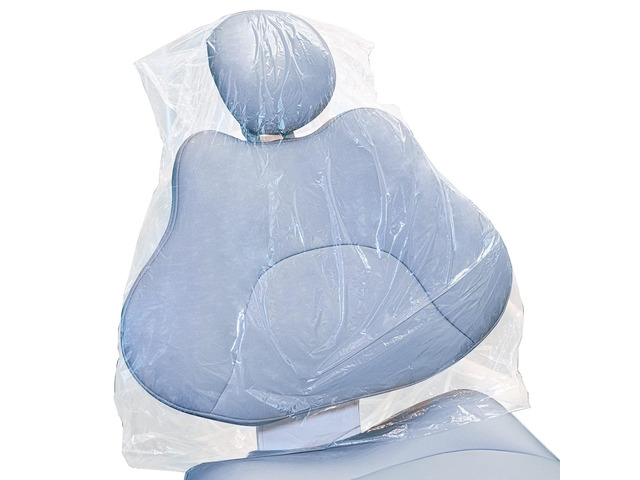 675 PCS Dental Half Chair Cover, Box of 3, 24' x 27.5' Disposable Clear Plastic Sleeve Protector