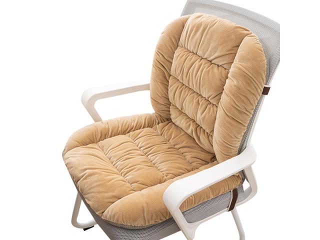 Desk Chair Cushion, Soft Seat Cushion with Removable Cover, Chair Cushion Seat Cushion with Back Support, Non-Slip, Indoor Office Rocking Chair.