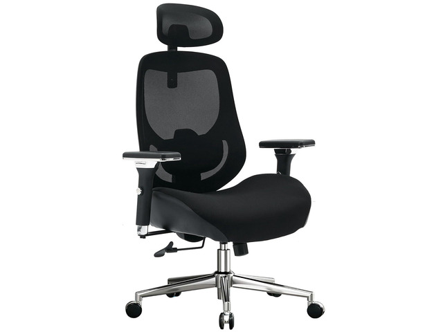700lbs Big and Tall Office Chair for Heavy People Ergonomic Mesh Desk Chair with Wide Thick Seat Cushion, Adjustable Lumbar Support, 4D Armrests...