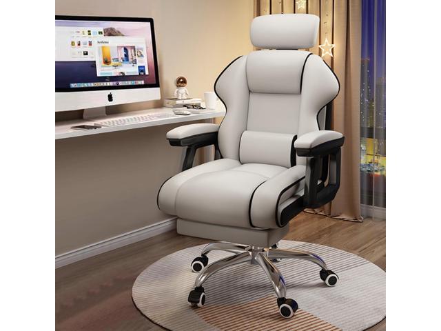 Executive Computer Chair Home Office Desk Chair,Adjustable Angle, Ergonomic Adjustable Height PU Leather Chairs with Cushions Armrest for Long Time.