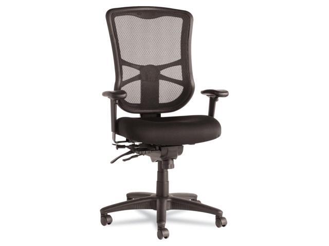 Elusion Series Mesh High-Back Multifunction Chair, Black