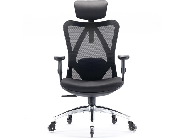 M18 Upgraded Wheels Office Chair Ergonomic Desk Chair, Breathable Mesh Design High Back Computer Chair, Adjustable Headrest and Lumbar Support...
