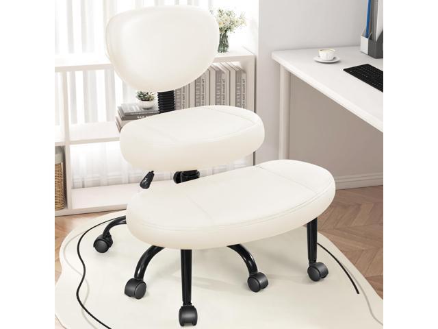 Criss Cross Office Chair - ADHD Cross Legged Chair with Wheels - Adjustable Height Ergonomic Kneeling Desk Chairs for Meditation Yoga Home Office...